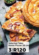 Selected Take Home Pizzas 28cm-For 3