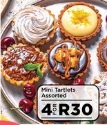 Mini Tartlets Assorted-For 4