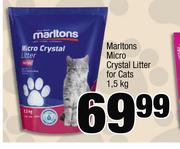 Marltons Micro Crystal Litter For Cats-1.5Kg