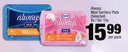 Always Maxi Sanitary Pads-8s/9s/10s Per Pack