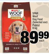 Spar Woof Dog Food-8Kg Each