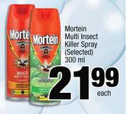 Mortein Multi Insect Killer Spray-300ml Each