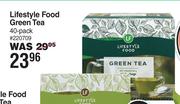 Lifestyle Food Green Tea-40 Pack