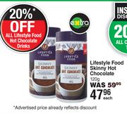 Lifestyle Food Skinny Hot Chocolate-120g Each