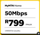 MTN Free 5G Wi-Fi Router-On My MTN Home 50Mbps Plan