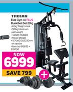 Trojan Elite Gym 1.0 Plus Dumbbell Set 20Kg