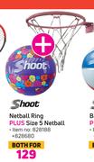 Shoot Netball Ring Plus Size 5 Netball-Both For