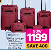 Mainstays 5 Piece Travel Set