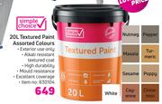 Simple Choice Textured Paint-20L