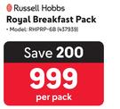 Russell Hobbs Royal Breakfast Pack RHPRP-6B-Per Pack