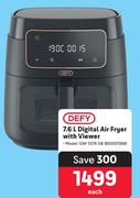 Defy 7.6L Digital Air Fryer With Viewer DAF 3376 DB-Each