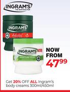 Ingram's Body Creams-300ml/450ml