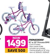 Mongoose 16" Or 20" Princess BMX-Each
