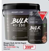 Boigen Bulk 45/150 Rapid Mass Gainer (4kg +1kg) Assorted