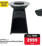 Terrace Leisure Round Charcoal Plancha Braai