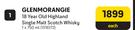 Glenmorangie 18 Year Old Highland Single Malt Scotch Whisky-750ml Each