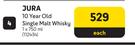 Jura 10 Year Old Single Malt Whisky-750ml Each