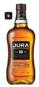 Jura 10 Year Old Single Malt Whisky-750ml Each