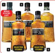 Highland Park 12 Year Old Single Malt Scotch Whisky-750ml Each