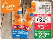 Sasko Standard White Bread-2 x 700g