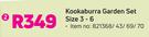 Kookaburra Garden Set Size 3-6