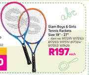 ABC Slam Boys & Girls Tennis Rackets Size 19"-27"-Each