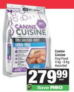 Canine Cuisine Dog Food 4Kg/6Kg Assorted-Each