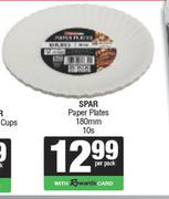 Spar Paper Plates 180mm-10 Per Pack