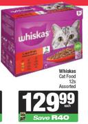 Whiskas Cat Food Assorted-12s Each