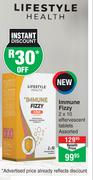 Lifestyle Health Immune Fizzy 2 x 10 Effervescent Tablets Assorted