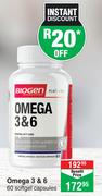 Biogen Omega 3 & 6 60 Softgel Capsules