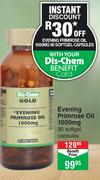 Dis-Chem Evening Primrose Oil 1000mg 90 Softgel Capsules