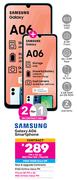 2 x Samsung Galaxy A06 Smartphone-On Red Flexi 160 + Flexi 85