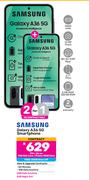 2 x Samsung Galaxy A36 5G Smartphone-On 1GB Red Core + Promo 10GB Data