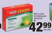 Med-Lemon Hot Medication-8's Per Pack