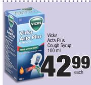 Vicks Acta Plus Cough Syrup-100ml Each