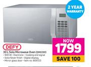 Defy 30L Solo Microwave Oven DMO391