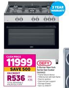 Defy 5 Burner New York Series Gas Cooker DGS902