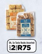 Oh, So Tasty Rusks Assorted-For Any 2