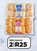 Sliders Assorted-For 2