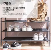 Spaceo Studio Shoe Storage Stackable Paris 81461778