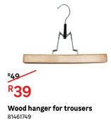Wood Hanger For Trousers 81461749