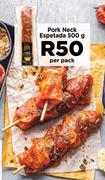 Pork Neck Espetada-500g Per Pack