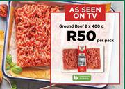Ground Beef-2 x 400g Per Pack