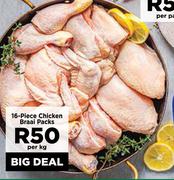 16 Piece Chicken Braai Packs-Per Kg