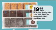Oh So Tasty Assorted Cakes: 5 Choc Slices,5 Mini Choc Lamingtons Or 5 Mini Vanilla Swiss Rolls-Each