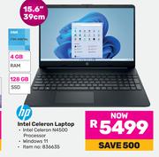 HP 15.6"(39cm) Intel Celeron Laptop