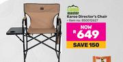 Camp Master Karoo Director's Chair