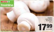 Spar Freshline White Button Mushrooms-250g Per Punnet