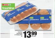 Spar Freshline Hamburger Or Hotdog Rolls-6s Per Pack